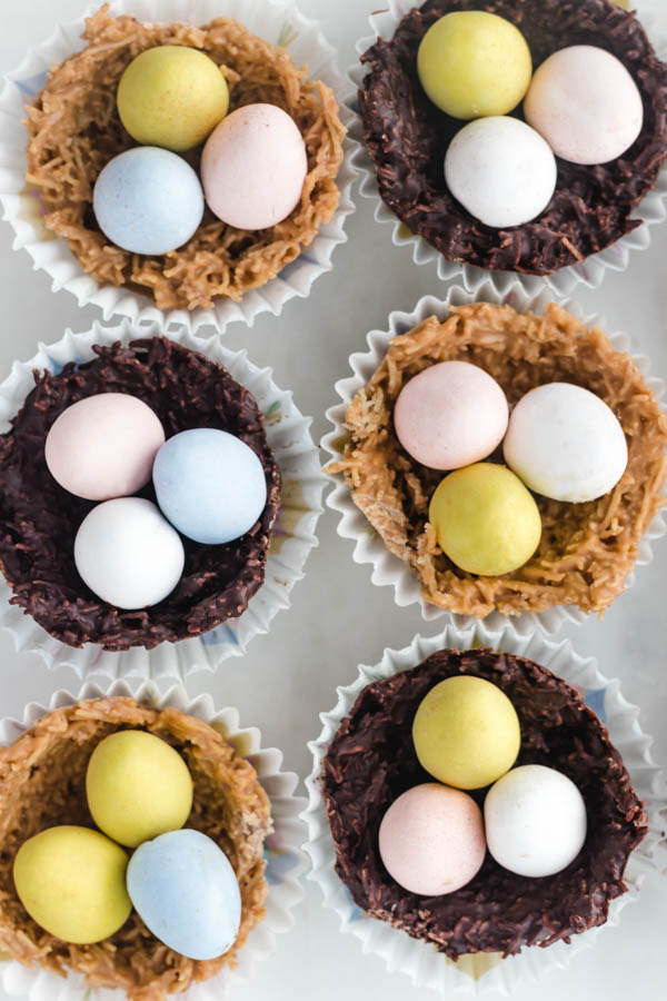 Easy No Bake Easter Egg Nests | Crazy Richard's