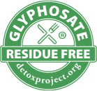Glyphosate Residue Free seal from the detoxproject.org